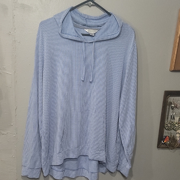 Weatherproof Tops - Weatherproof Vintage Blue Gingham Shirt